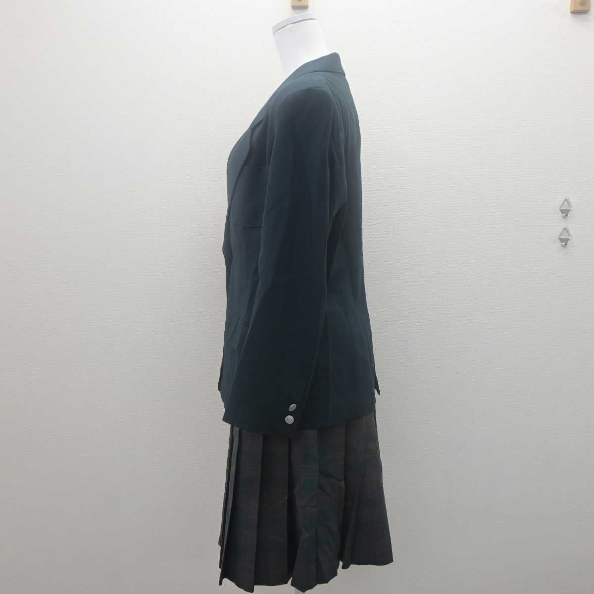 【中古】千葉県 国府台女子学院高等部 女子制服 3点 (ブレザー・スカート・スカート) sf062147