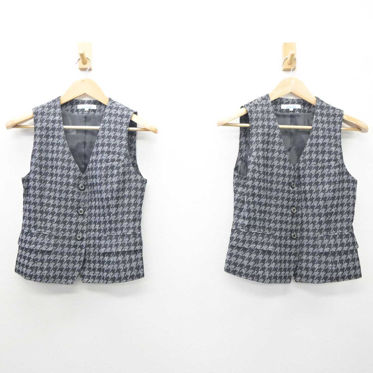 【中古】 事務服 女子制服 2点 (ベスト) sf062156