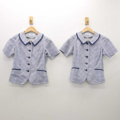 【中古】 事務服 女子制服 2点 (ブラウス) sf062160