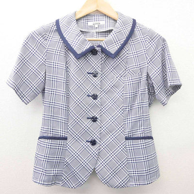 【中古】 事務服 女子制服 3点 (ブラウス・スカート) sf062166