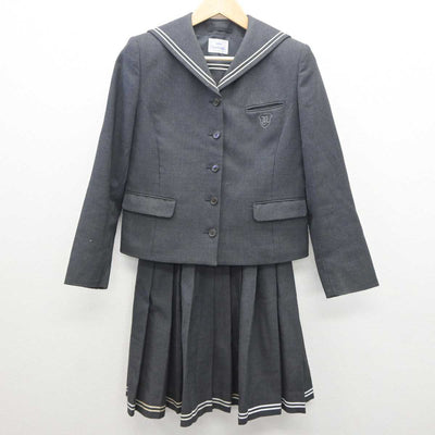 【中古】埼玉県 秩父農工科学高等学校 女子制服 2点 (セーラー服・スカート) sf062170