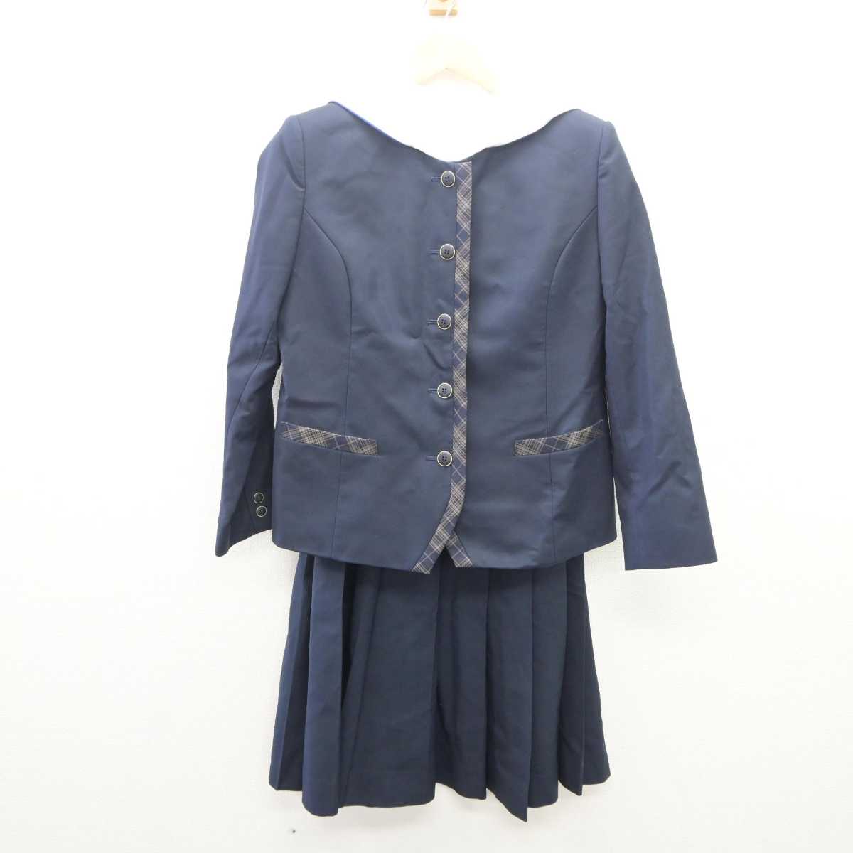 【中古】青森県 青森中央高等学校 女子制服 3点 (ブレザー・ブラウス・スカート) sf062187