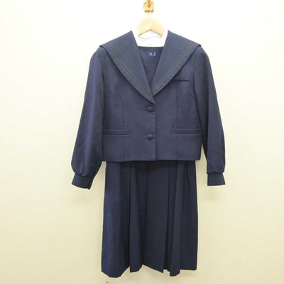 【中古】兵庫県 北摂三田高等学校 女子制服 3点 (ブレザー・シャツ・ジャンパースカート) sf062188