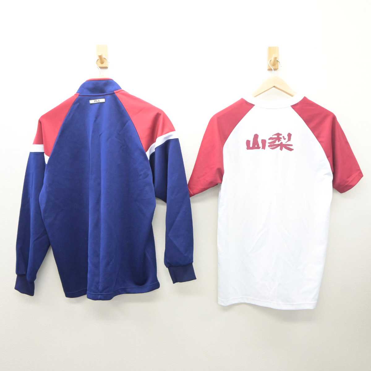 【中古】山梨県 山梨高等学校 女子制服 3点 (ジャージ 上・体操服 上・体操服 下) sf062202