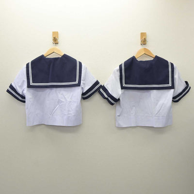 【中古】山梨県 春日居中学校 女子制服 3点 (セーラー服・スカート) sf062204