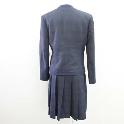 【中古】熊本県 熊本国府高等学校 女子制服 2点 (ブレザー・ジャンパースカート) sf062205