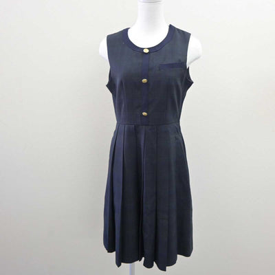 【中古】熊本県 熊本国府高等学校 女子制服 2点 (ブレザー・ジャンパースカート) sf062205