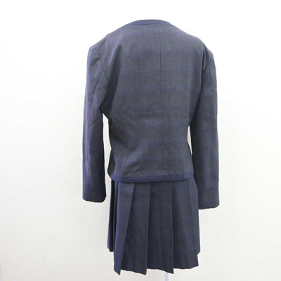 【中古】熊本県 熊本国府高等学校 女子制服 2点 (ブレザー・ジャンパースカート) sf062206