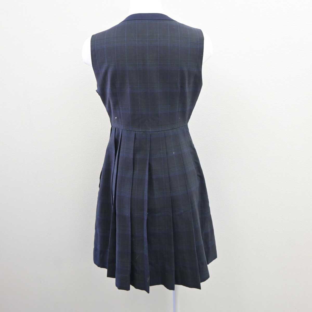 【中古】熊本県 熊本国府高等学校 女子制服 1点 (ジャンパースカート) sf062208