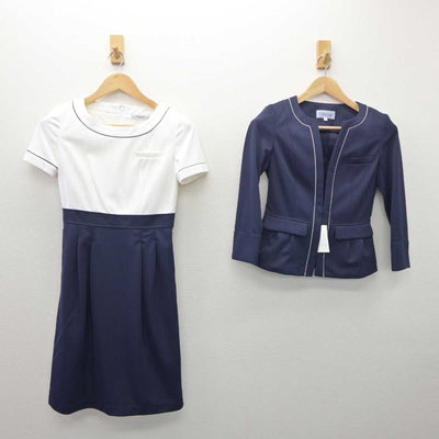 【中古】 大手総合商社受付 女子制服 4点 (ジャケット・ワンピース) sf062210