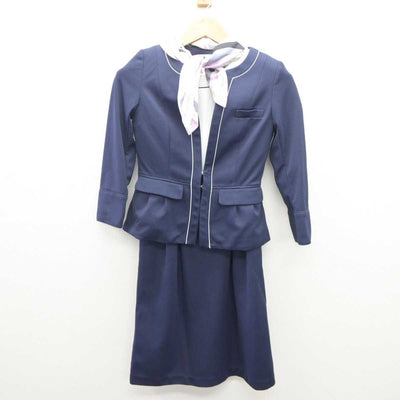 【中古】 大手総合商社受付 女子制服 4点 (ジャケット・ワンピース) sf062212