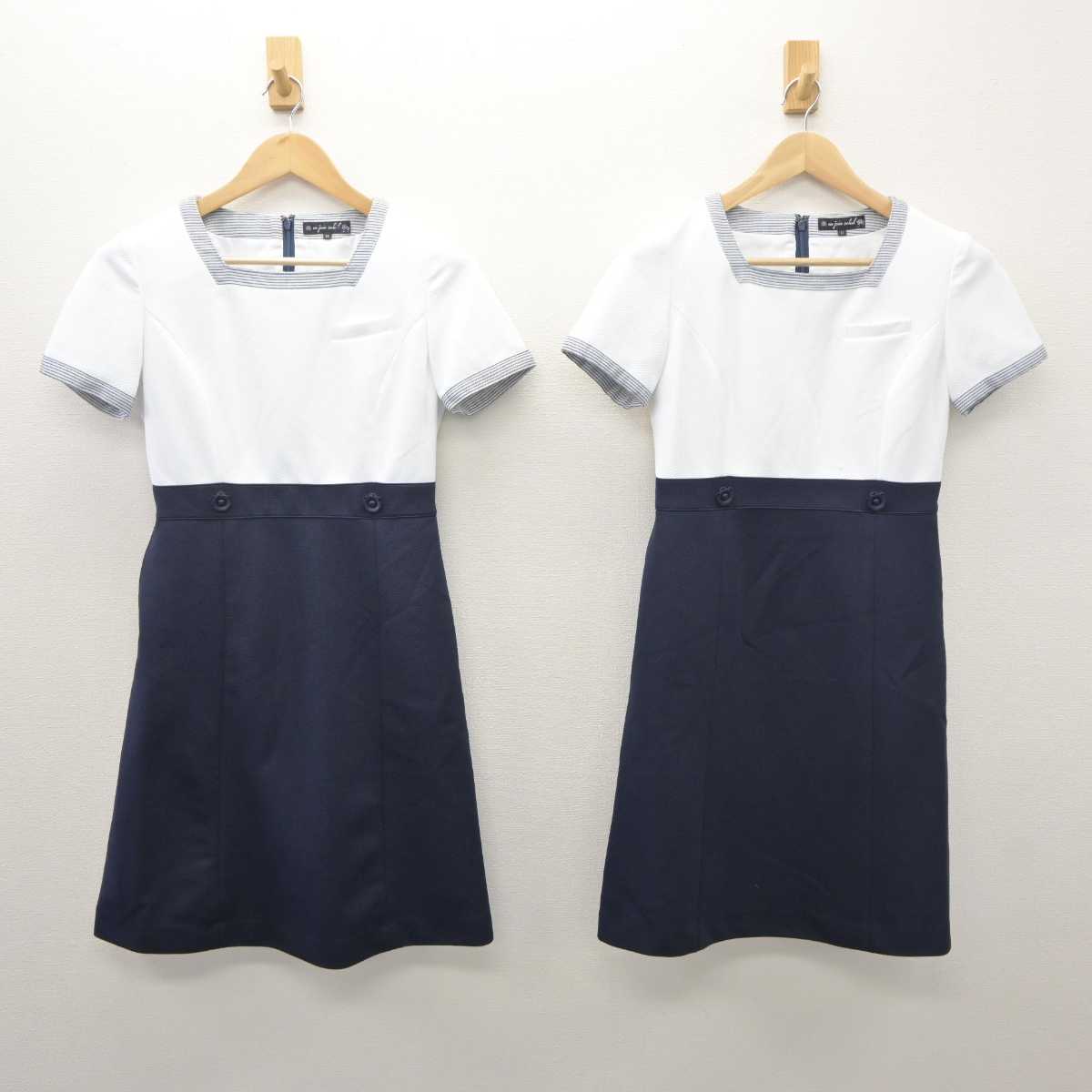 【中古】 大手総合商社受付 女子制服 3点 (ワンピース・その他アイテム) sf062219