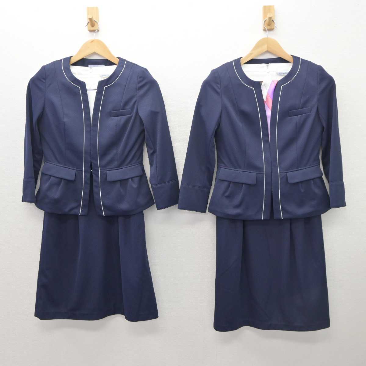 【中古】 大手総合商社受付 女子制服 8点 (ジャケット・ワンピース) sf062222