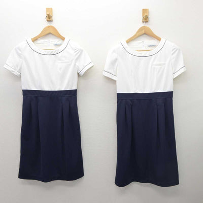 【中古】 大手総合商社受付 女子制服 8点 (ジャケット・ワンピース) sf062222