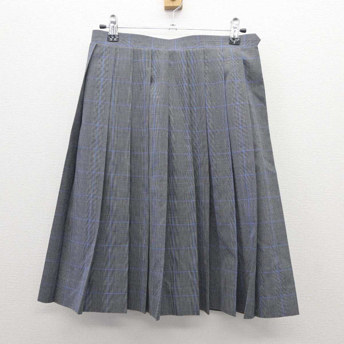 【中古】千葉県 五井中学校 女子制服 3点 (ベスト・シャツ・スカート) sf062247