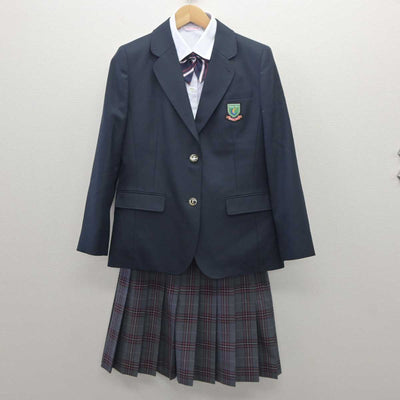 【中古】岐阜県 中京高等学校 女子制服 6点 (ブレザー・シャツ・スカート) sf062253