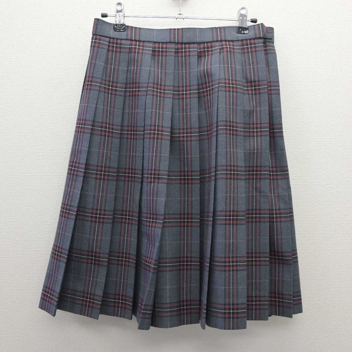 【中古】岐阜県 中京高等学校 女子制服 6点 (ブレザー・シャツ・スカート) sf062253