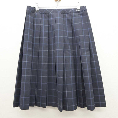 【中古】千葉県 松尾高等学校 女子制服 2点 (ニットベスト・スカート) sf062258