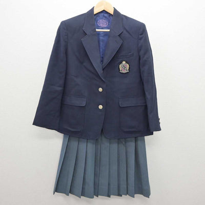 【中古】大阪府 天王寺商業高等学校 女子制服 2点 (ブレザー・スカート) sf062262