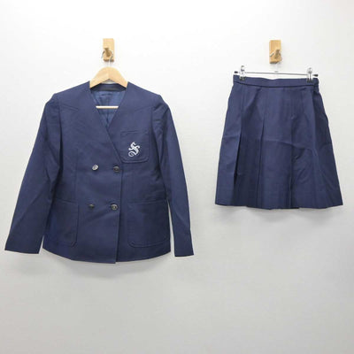 【中古】神奈川県 篠原中学校 女子制服 4点 (ブレザー・スカート) sf062264