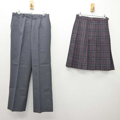 【中古】神奈川県 都田中学校 女子制服 2点 (スカート・ズボン) sf062268