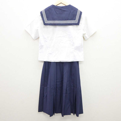 【中古】北海道 北海道旭川商業高等学校 女子制服 4点 (セーラー服・スカート) sf062281