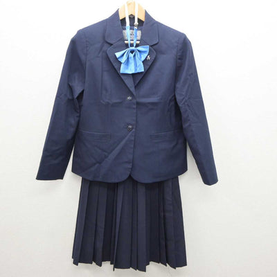 【中古】岐阜県 大垣西高等学校 女子制服 4点 (ブレザー・スカート) sf062287