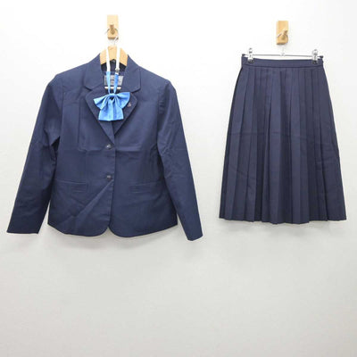 【中古】岐阜県 大垣西高等学校 女子制服 4点 (ブレザー・スカート) sf062287