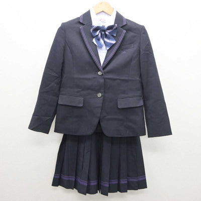 【中古】岐阜県 揖斐高等学校 女子制服 4点 (ブレザー・シャツ・スカート) sf062288