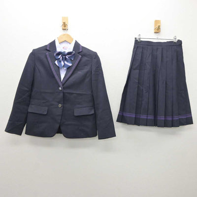 【中古】岐阜県 揖斐高等学校 女子制服 4点 (ブレザー・シャツ・スカート) sf062288