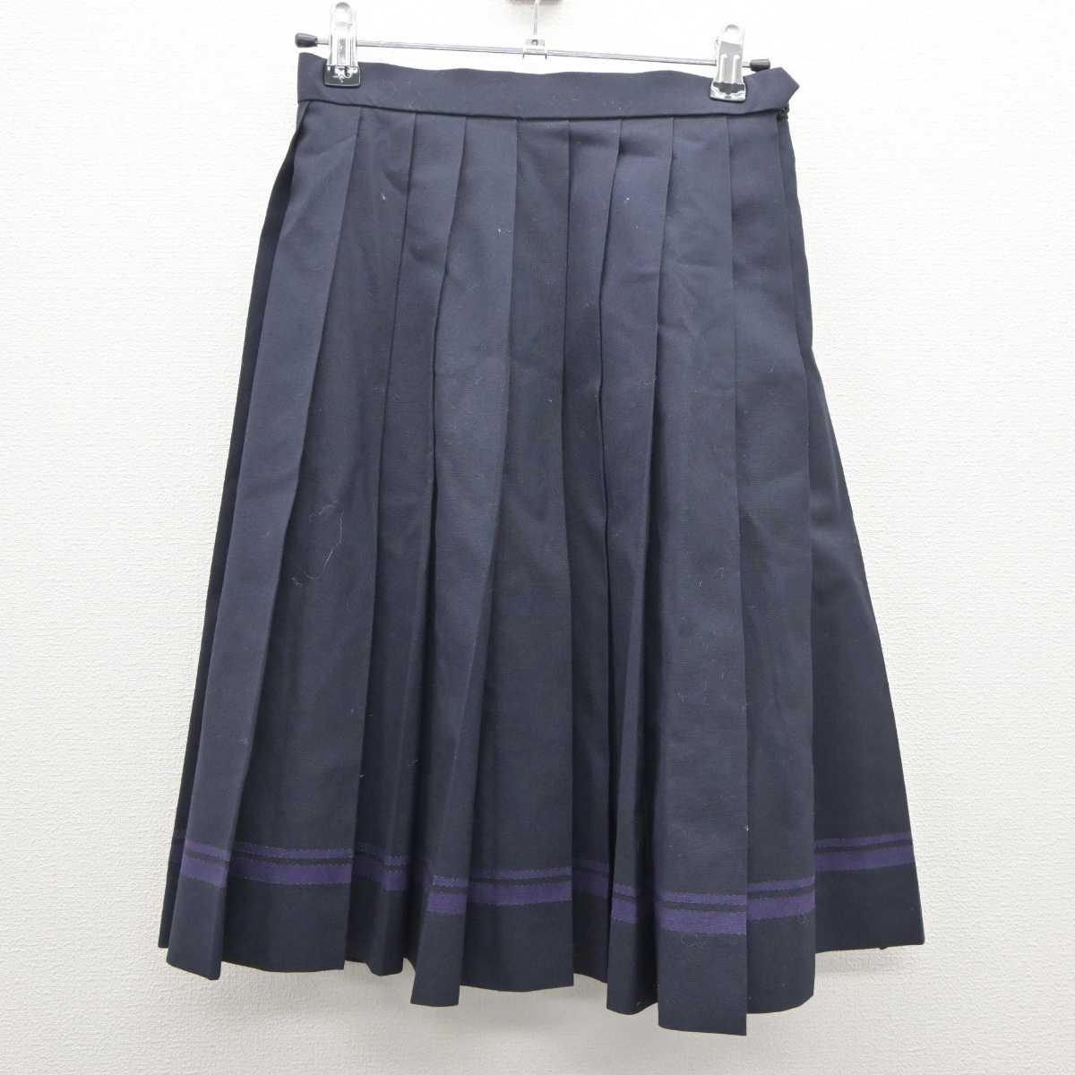 【中古】岐阜県 揖斐高等学校 女子制服 3点 (シャツ・スカート) sf062289