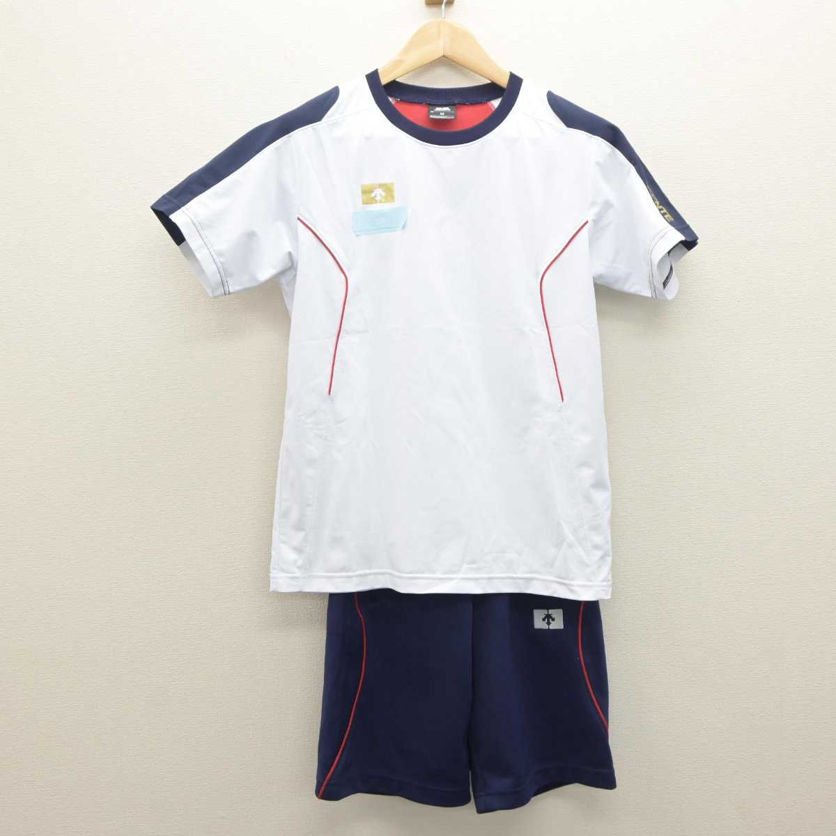 【中古】岐阜県 揖斐高等学校 女子制服 2点 (体操服 上・体操服 下) sf062293