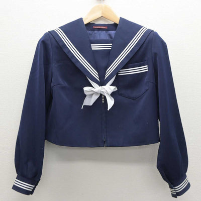 【中古】岐阜県 池田町立池田中学校 女子制服 2点 (セーラー服・スカート) sf062294