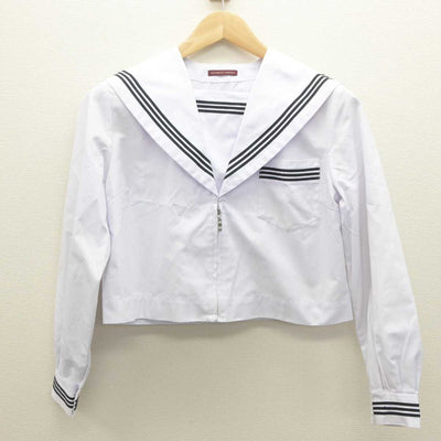 【中古】岐阜県 池田町立池田中学校 女子制服 2点 (セーラー服・スカート) sf062295