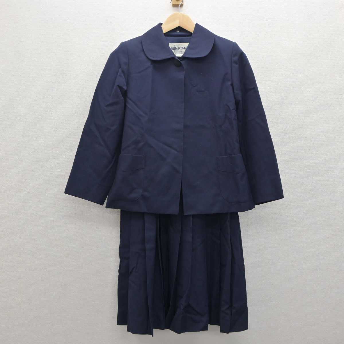 【中古】千葉県 興津中学校 女子制服 2点 (ブレザー・ジャンパースカート) sf062298