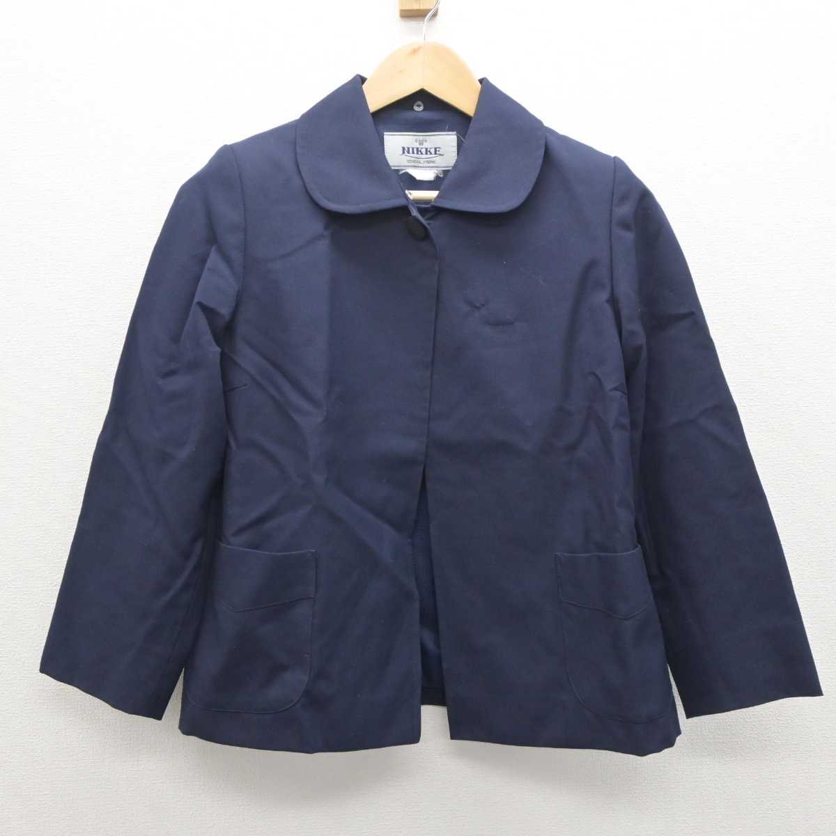 【中古】千葉県 興津中学校 女子制服 2点 (ブレザー・ジャンパースカート) sf062298