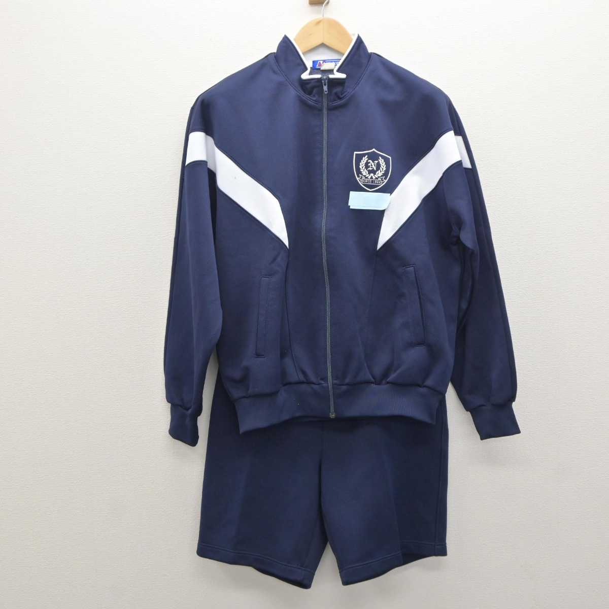 【中古】千葉県 長狭高等学校 男子制服 2点 (ジャージ 上・体操服 下) sf062299