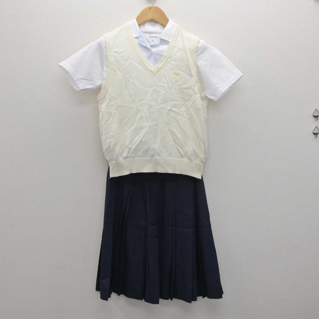 【中古】愛知県 滝高校/旧制服 女子制服 3点 (ニット・シャツ・スカート) sf062313 | 中古制服通販パレイド