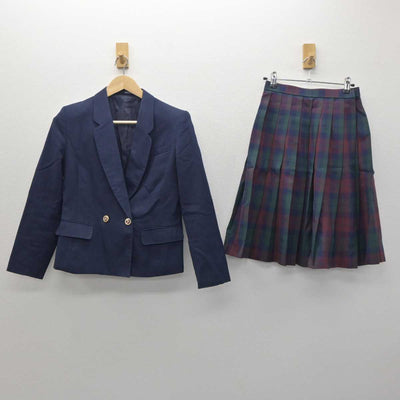 【中古】秋田県 秋田商業高等学校 女子制服 2点 (ブレザー・スカート) sf062320