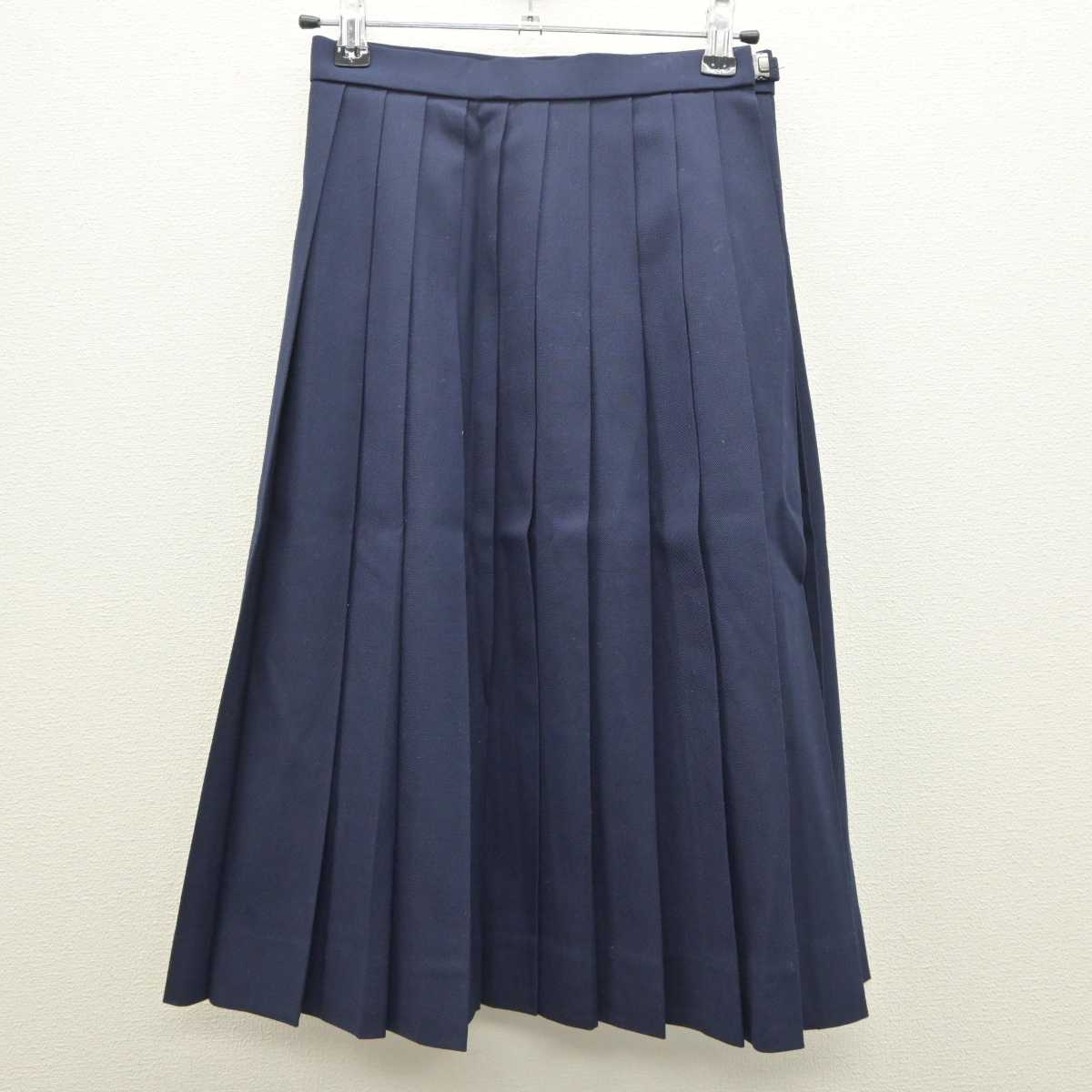 【中古】山口県 川中中学校 女子制服 3点 (セーラー服・スカート) sf062336