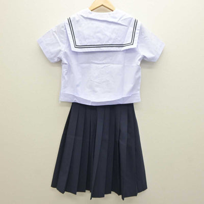 【中古】山口県 川中中学校 女子制服 2点 (セーラー服・スカート) sf062337