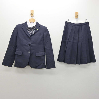 【中古】福岡県 中村学園女子高等学校 女子制服 5点 (ブレザー・シャツ・スカート) sf062343