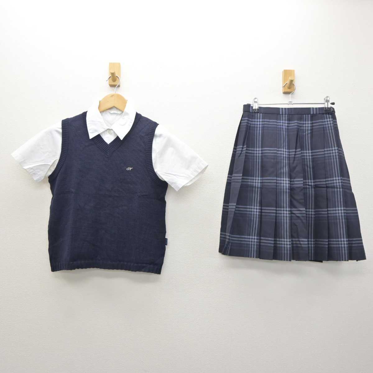 大幅割引福岡県 中村学園女子高等学校 女子制服 4点 sf000947 学生服
