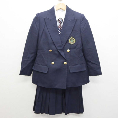 【中古】静岡県 三島南高等学校 女子制服 6点 (ブレザー・ニット・シャツ・スカート) sf062353