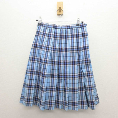 【中古】 クラーク国際高等学校 女子制服 3点 (ニット・シャツ・スカート) sf062364