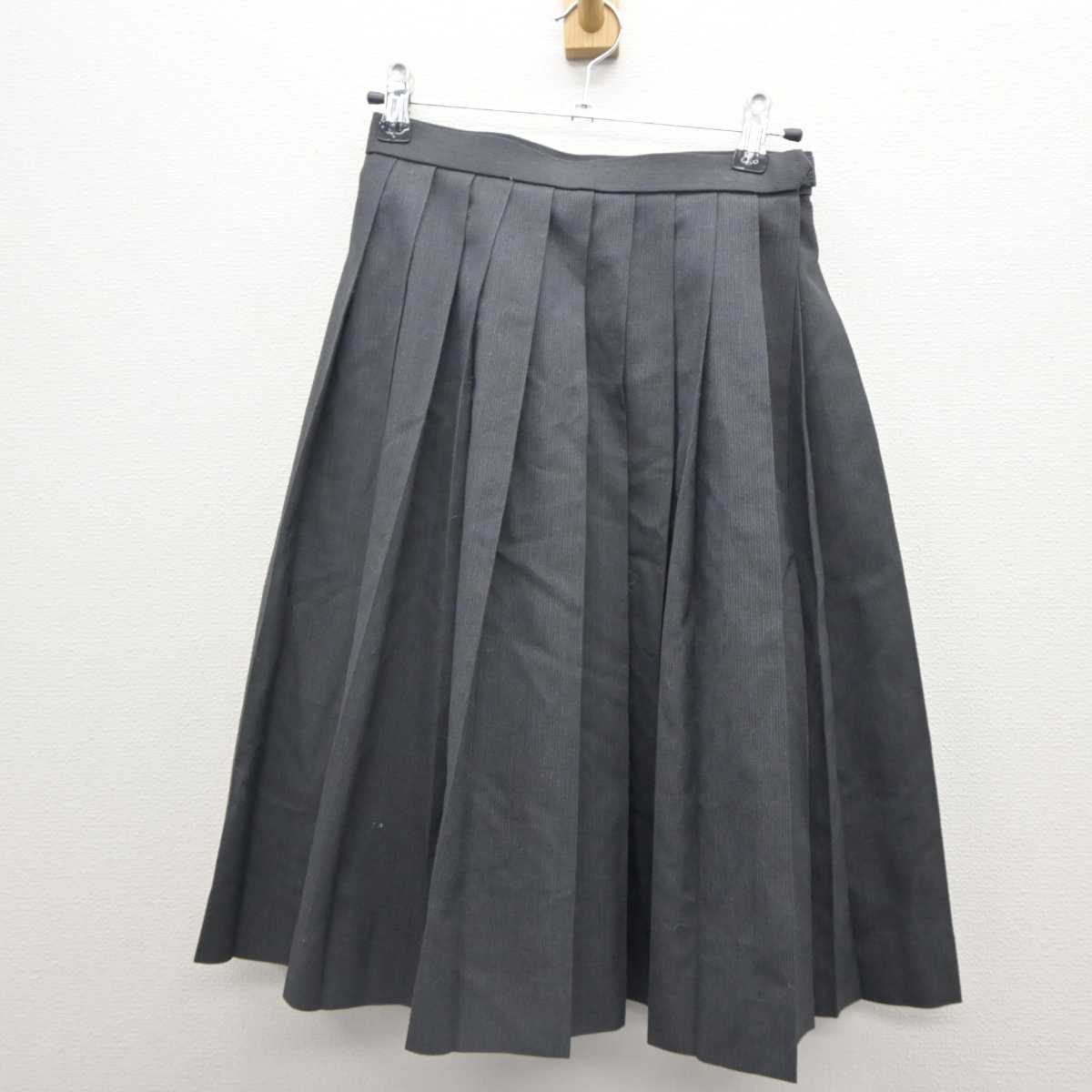 【中古】大阪府 大阪産業大学附属高等学校 女子制服 3点 (シャツ・スカート) sf062367