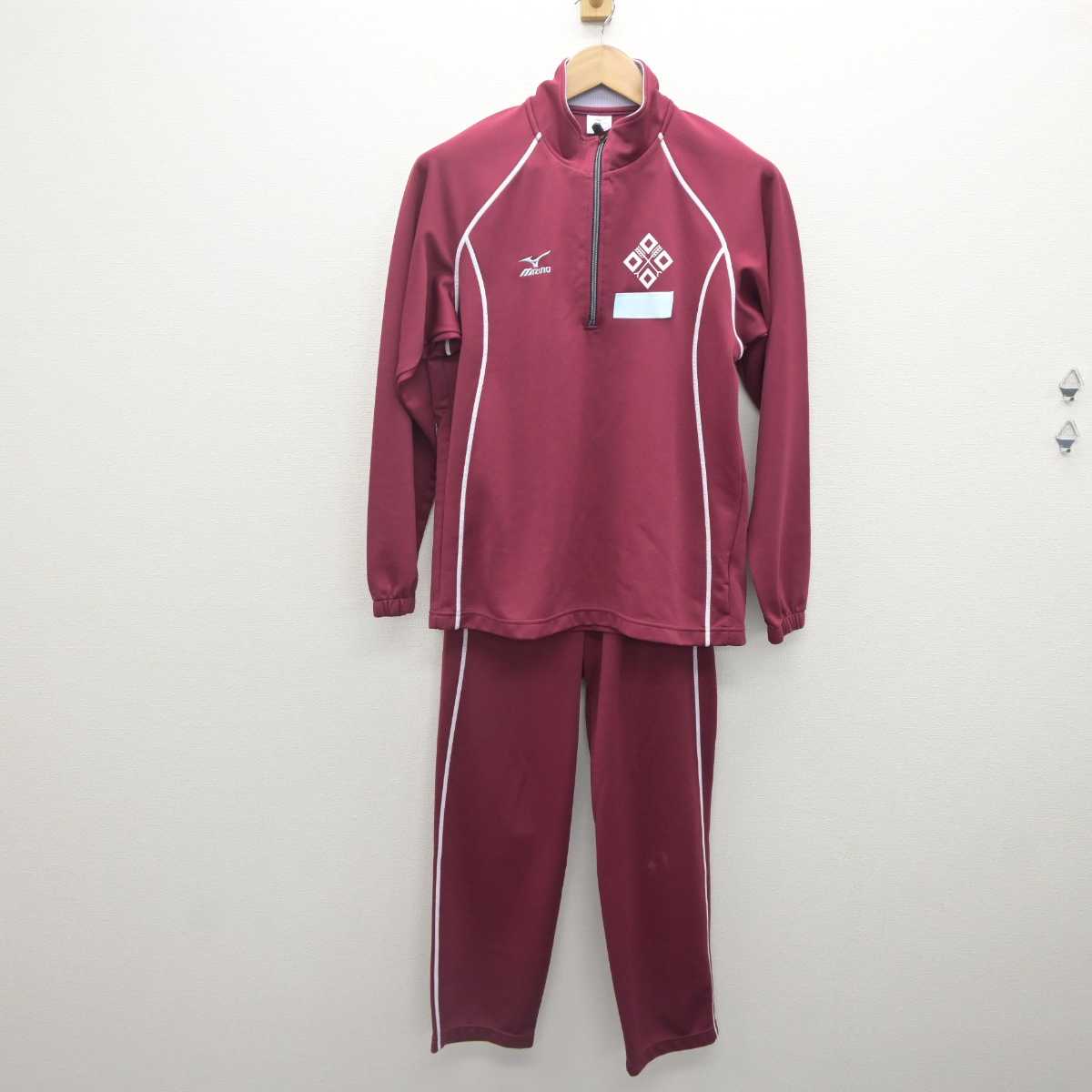 【中古】高知県 土佐中学校・高等学校 女子制服 2点 (ジャージ 上・ジャージ 下) sf062375