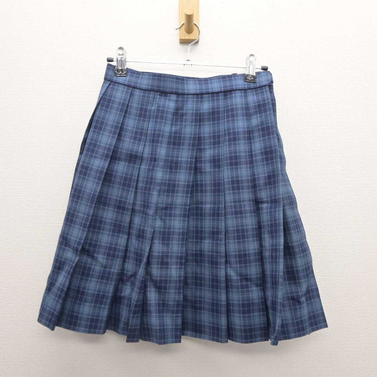 【中古】千葉県 敬愛学園高等学校 女子制服 5点 (ブレザー・ニット・シャツ・スカート) sf062378