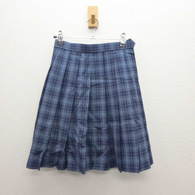 【中古】千葉県 敬愛学園高等学校 女子制服 2点 (ニットベスト・スカート) sf062379