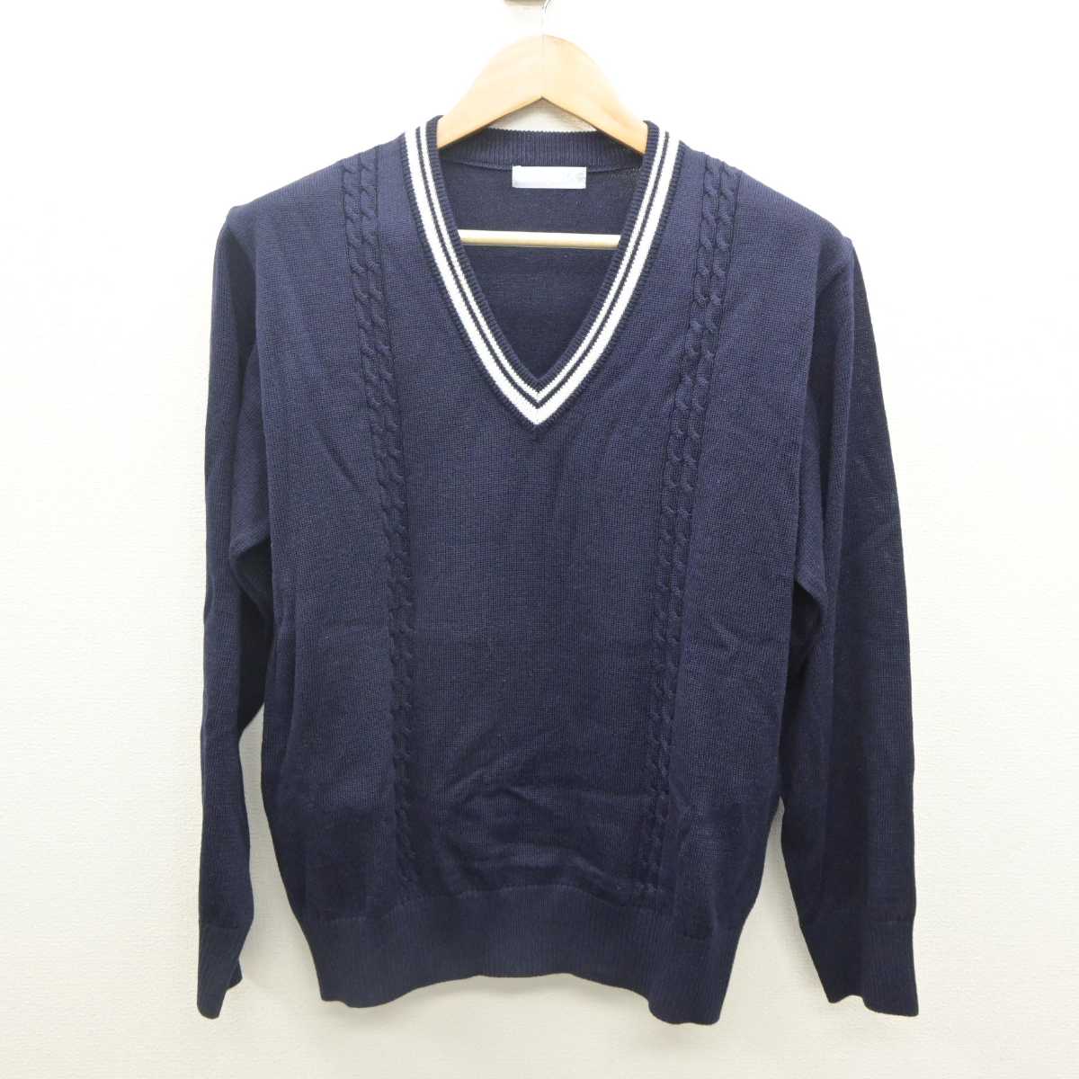 【中古】広島県 御調高等学校 女子制服 4点 (ブレザー・ニット・スカート) sf062384